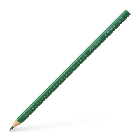 Rechizite Școlare - Creion colorat grip verde smarald faber-castell