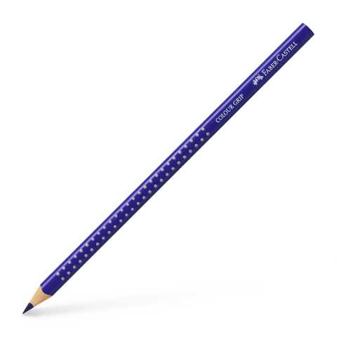 Rechizite Școlare - Creion colorat grip violet albastrui faber-castell