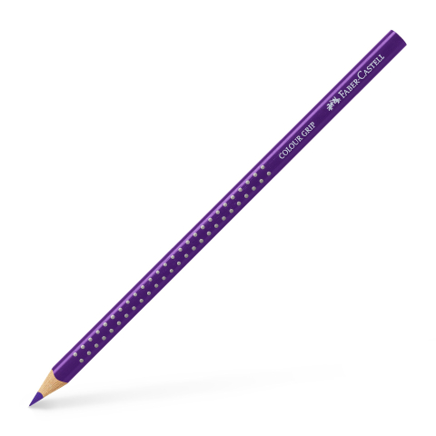 Rechizite Școlare - Creion colorat grip violet purpuriu faber-castell