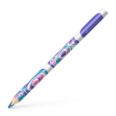 Rechizite Școlare - Creion colorat jumbo multicolor turcoaz-roz-lila faber-castell