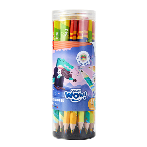Creion colorat multicolor jumbo deli [2]