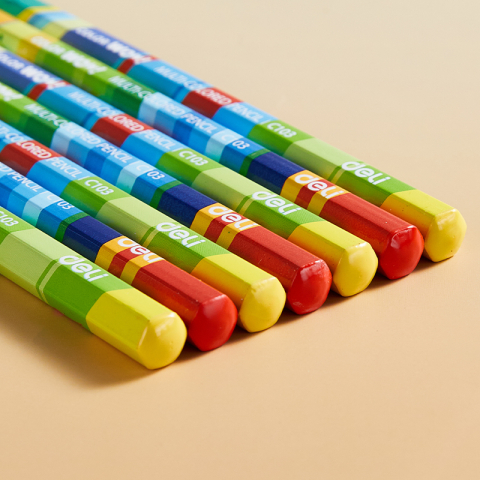 Creion colorat multicolor jumbo deli [4]