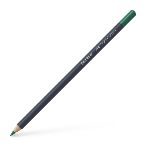 Rechizite Școlare - Creion colorat permanent verde smarald goldfaber faber-castell