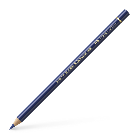Rechizite Școlare - Creion colorat polychromos albastru indian faber-castell