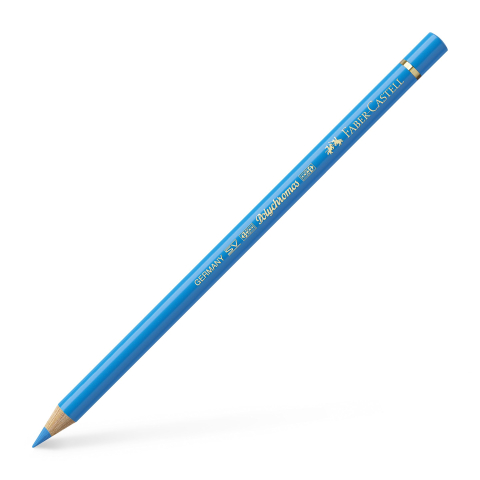 Rechizite Școlare - Creion colorat polychromos albastru mediu faber-castell