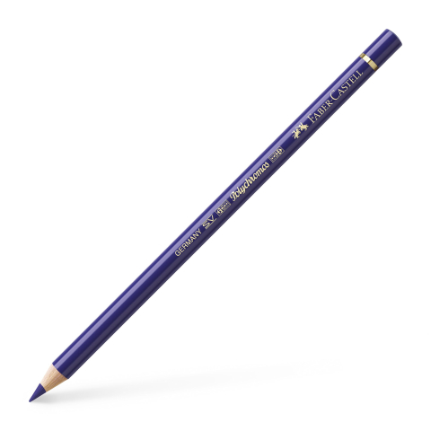 Rechizite Școlare - Creion colorat polychromos albastru-mov faber-castell