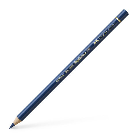 Rechizite Școlare - Creion colorat polychromos albastru prussia faber-castell