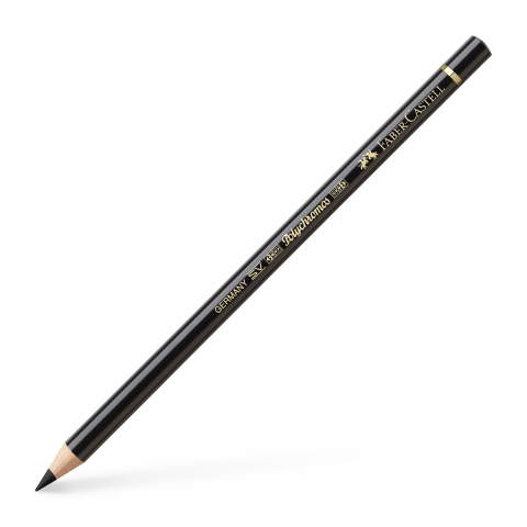 Rechizite Școlare - Creion colorat polychromos negru faber-castell
