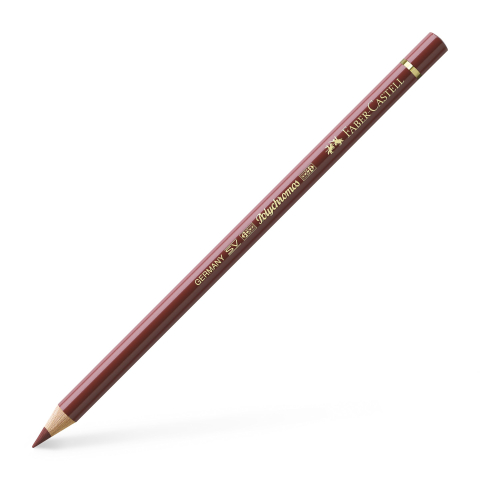 Rechizite Școlare - Creion colorat polychromos rosu indian faber-castell
