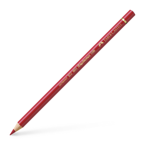 Rechizite Școlare - Creion colorat polychromos rosu intens faber-castell