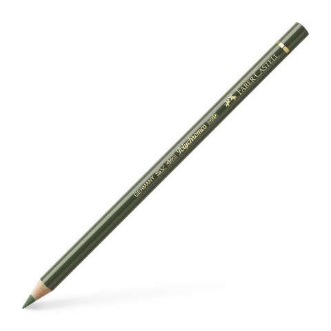 Rechizite Școlare - Creion colorat polychromos verde crom opac faber-castell