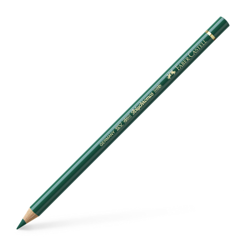 Rechizite Școlare - Creion colorat polychromos verde faber-castell
