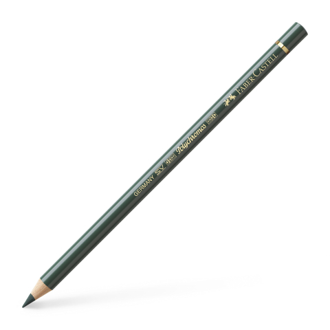 Rechizite Școlare - Creion colorat polychromos verde ienupar faber-castell
