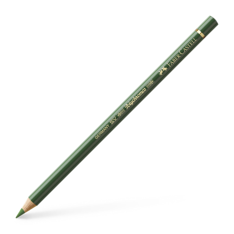 Rechizite Școlare - Creion colorat polychromos verde oliv faber-castell