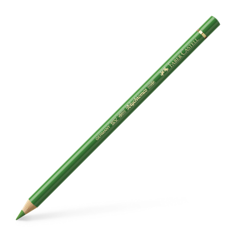 Rechizite Școlare - Creion colorat polychromos verde permanent faber-castell