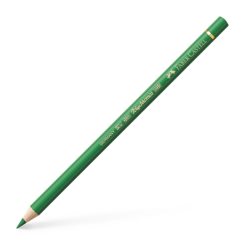 Rechizite Școlare - Creion colorat polychromos verde smarald faber-castell