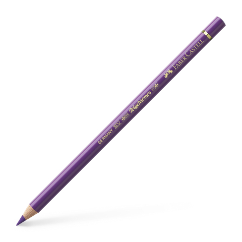 Rechizite Școlare - Creion colorat polychromos violet mangan faber-castell