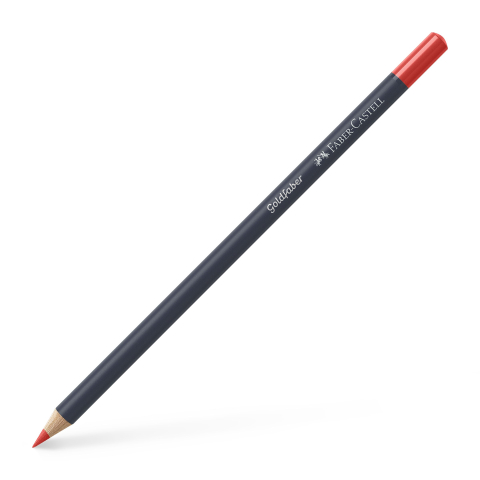 Rechizite Școlare - Creion colorat rosu scarlet 118 goldfaber faber-castell