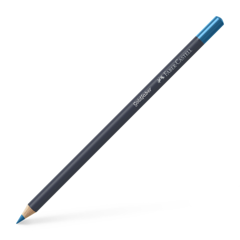 Rechizite Școlare - Creion colorat turcoaz cobalt 153 goldfaber faber-castell