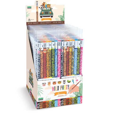 Creion grafic cu cu pattern animale HB, set 8 creioane, copii varsta 3 ani+,6 ani+,8 ani+ [2]