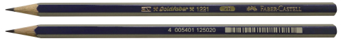 Creion grafit 2b fara guma goldfaber 1221 faber-castell [3]