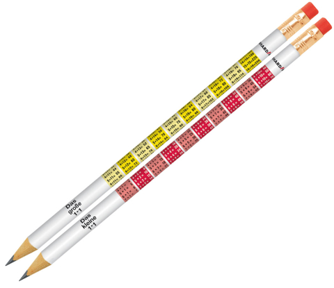 Creion grafit b cu guma tabla inmultirii eberhard faber [2]