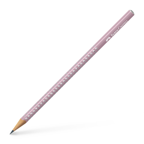 Rechizite Școlare - Creion grafit b sparkle rose 2021 faber-castell