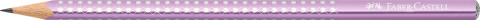 Creion grafit b sparkle violet metalizat 2023 faber-castell [1]