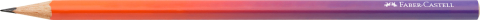 Creion grafit b triunghiular flow violet-portocaliu faber-castell [1]