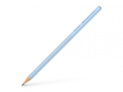 Lichidare stoc - Totul la 9.90 Lei - Creion grafit B triunghiular grip 2001 bleu sky Faber-Castell