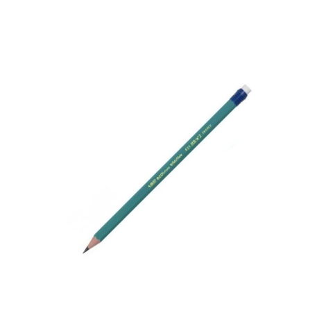 Creion grafit Bic Evolution 655 8803323, HB, corp hexagonal verde, cu guma de sters [1]
