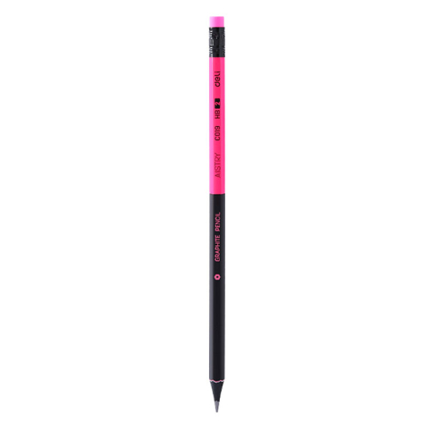 Creion grafit cu guma lemn negru hb deli [2]