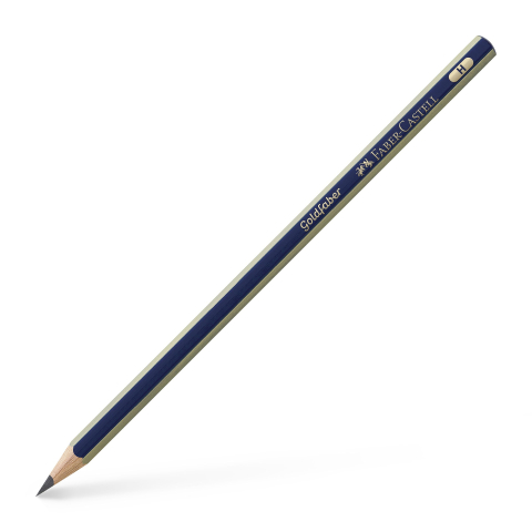 Rechizite Școlare - Creion grafit h fara guma goldfaber 1221 faber-castell
