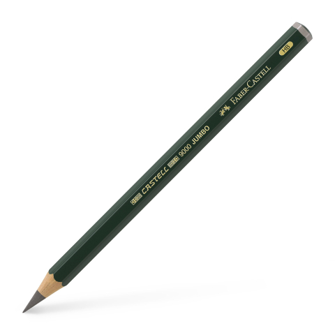 Rechizite Școlare - Creion grafit hb castell jumbo faber-castell