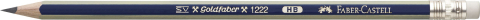 Creion grafit hb cu guma goldfaber 1221 faber-castell [1]