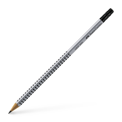 Rechizite Școlare - Creion grafit hb cu guma grip 2001 faber-castell