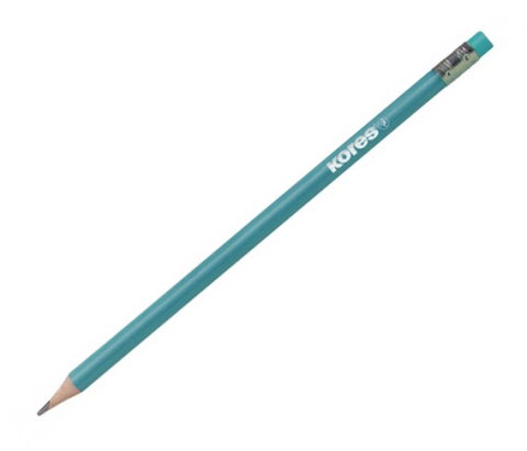 Creion grafit hb cu guma metalic 6/set kores [4]