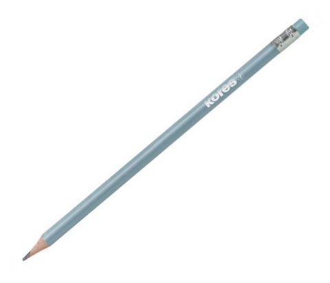 Creion grafit hb cu guma metalic 6/set kores [3]