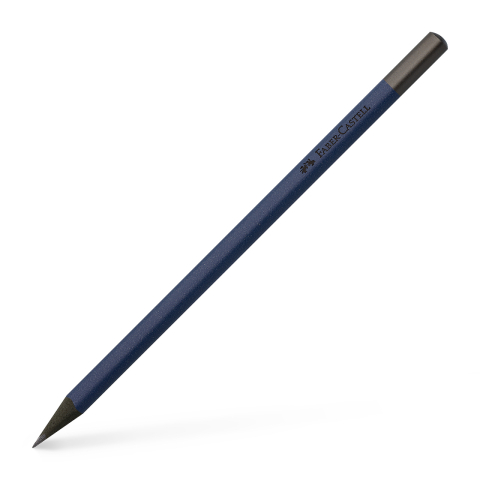 Rechizite Școlare - Creion grafit lemn negru urban albastru navy faber-castell