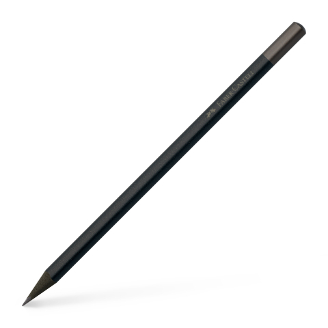 Rechizite Școlare - Creion grafit lemn negru urban all black faber-castell