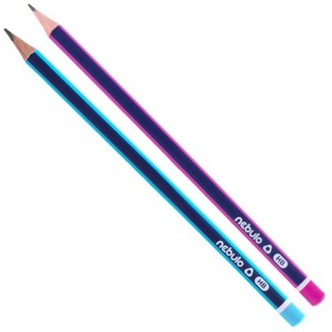 Rechizite Școlare - Creion grafit Nebulo fara radiera
