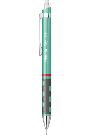 Creion mecanic 0.5mm tikky 3 albastru sidefat rotring [2]