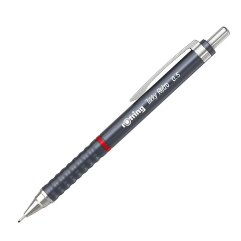 Creion mecanic 0.5mm tikky 3 gri retro rotring [1]