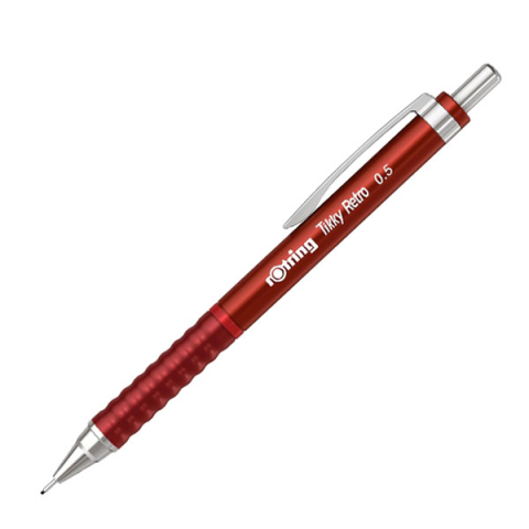 Creion mecanic 0.5mm tikky 3 rosu retro rotring [1]