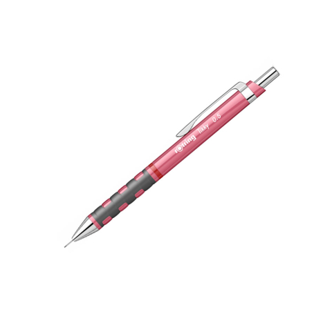 Creion mecanic 0.5mm tikky 3 roz sidefat rotring [1]