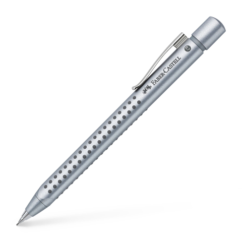 Rechizite Școlare - Creion mecanic 0.7mm argintiu grip 2011 faber-castell