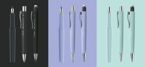 Creion mecanic 0.7mm poly matic bleu caraibe faber-castell [2]