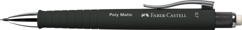 Creion mecanic 0.7mm poly matic negru faber-castell [1]