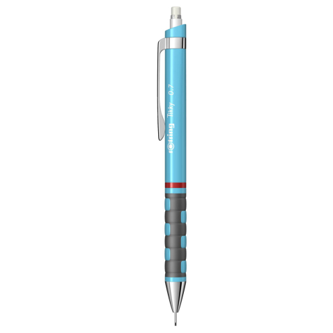 Rechizite Școlare - Creion mecanic 0.7mm tikky 3 albastru deschis rotring