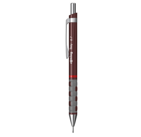 Rechizite Școlare - Creion mecanic 0.7mm tikky 3 burgundi rotring